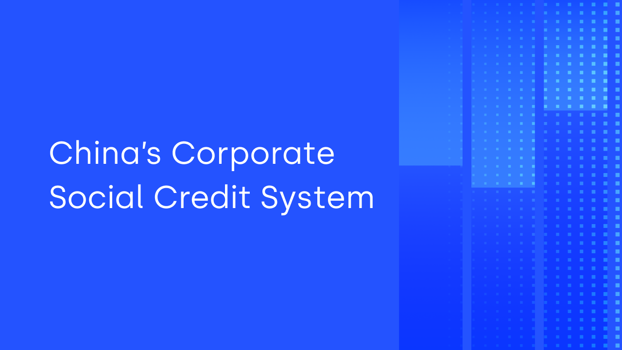 China Corporate Social Credit System