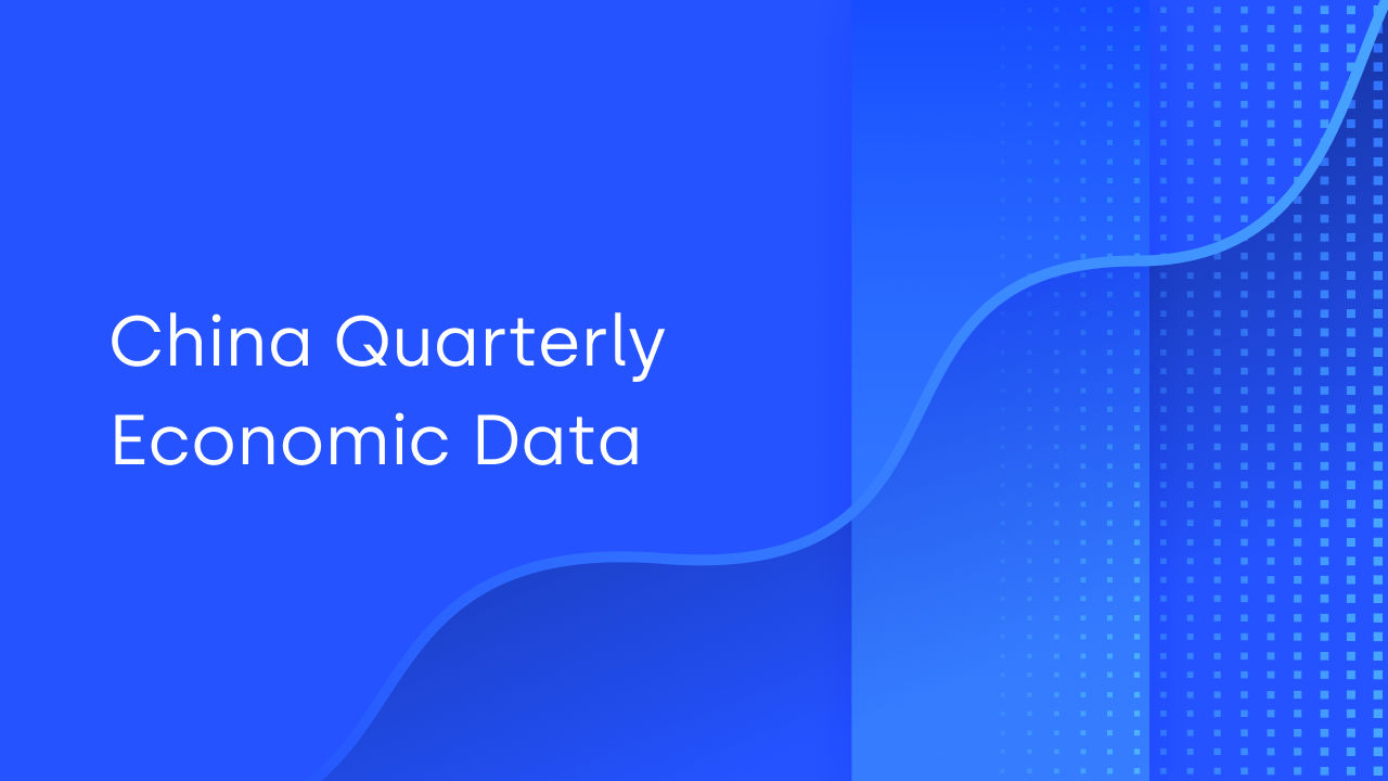 China Quarterly Economic Data